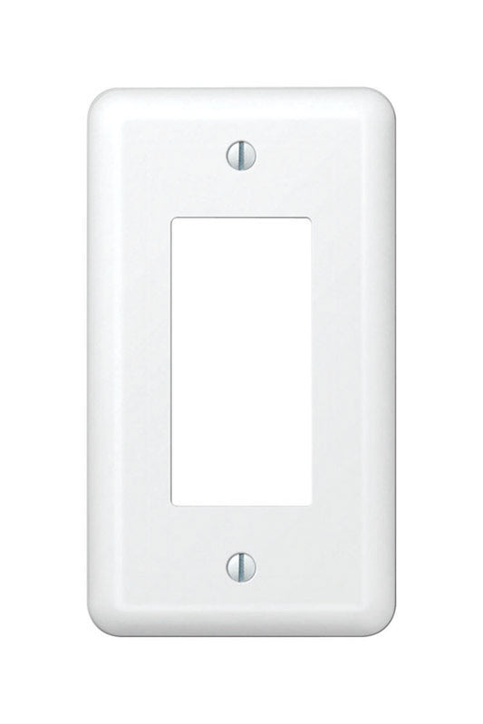 WALL PLATE 1G WHT DECOR