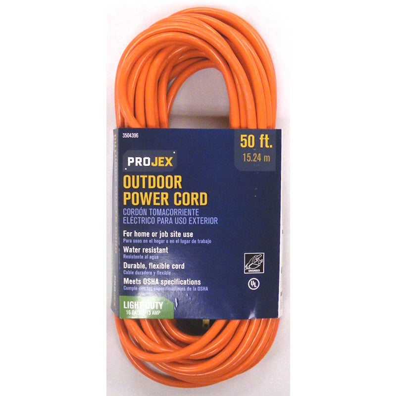 EXT CORD 50' ORG
