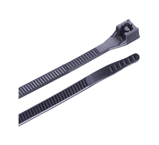 Gardner Bender 11 in. L Black Cable Tie 100 pk