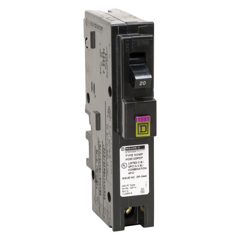 CIRCUIT BRKR 20A 1P ARCF