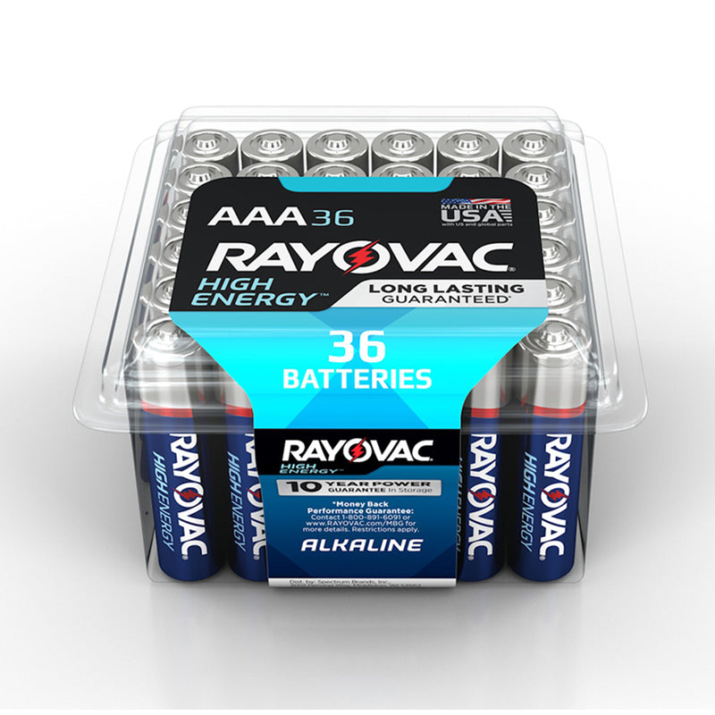 BATTERY AAA RAYO 36PK