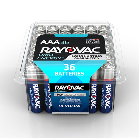 BATTERY AAA RAYO 36PK