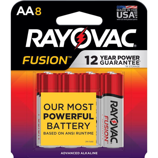 BATTERY AA RAYO 8PK