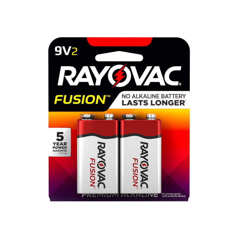 BATTERY 9V RAYO 2PK