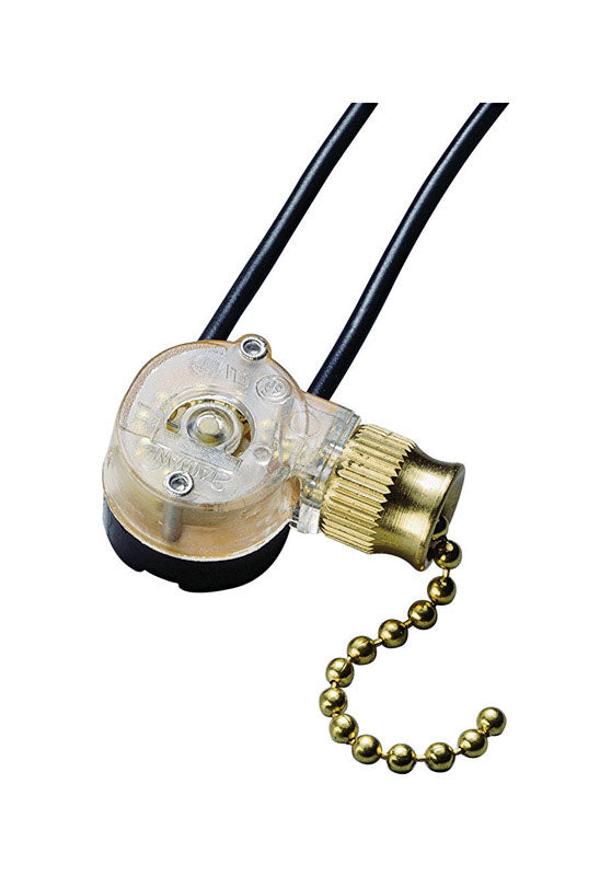 PULL CHAIN SWITCH BRS