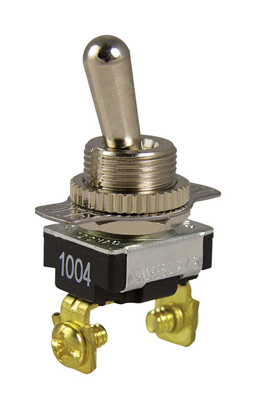 SWITCH TOGGLE 6A SLV