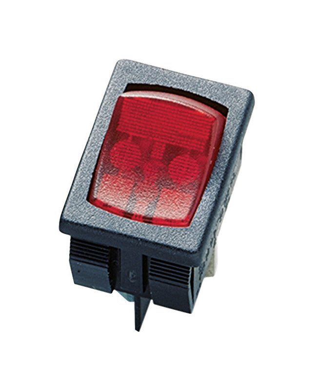 SWITCH ROCKER 10A BLK