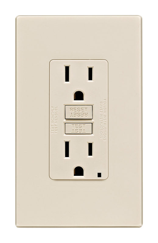 GFCI OUTLET DPLX 15A ALM
