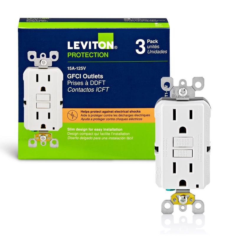 GFCI OUTLET DPLX 15A WHT