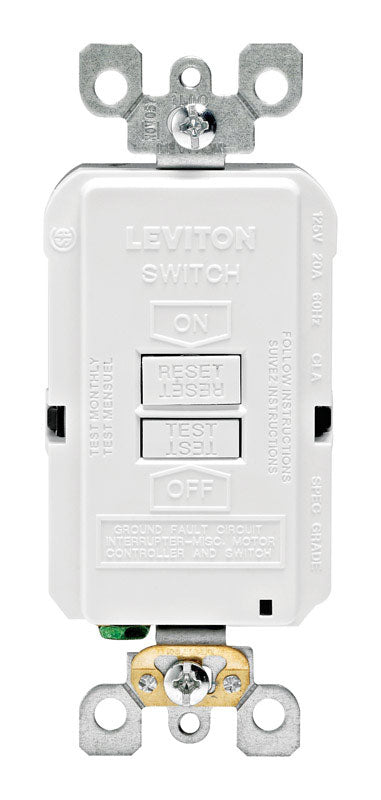 GFCI OUTLET DPLX 20A WHT