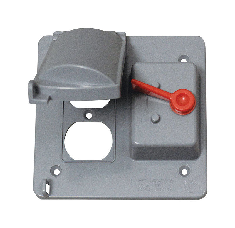 COMBO BOX COVER SQ 2G PL