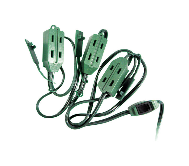EXT CORD 15' GRN
