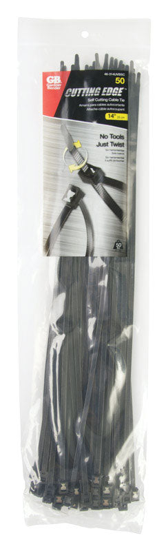 SELFCUT CABLE TIE 14" BL
