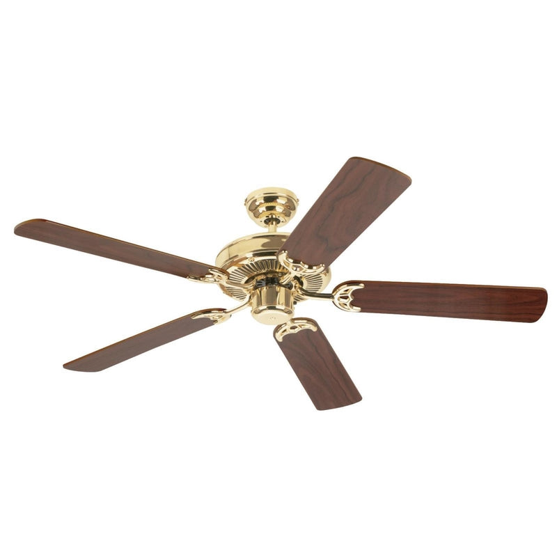 CEIL FAN 52" BRWN BRS