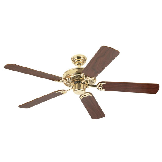 CEIL FAN 52" BRWN BRS