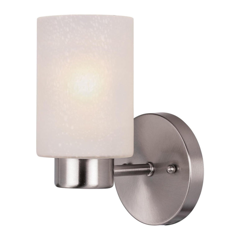 WALL SCONCE BR NCKL 1LT