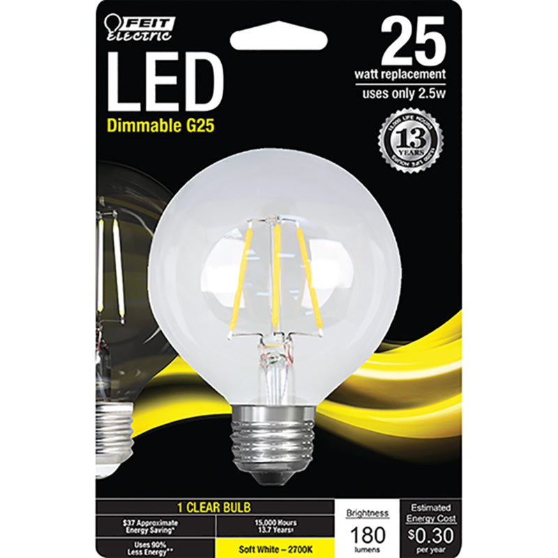 LED G25 E26 SW 25W DIM
