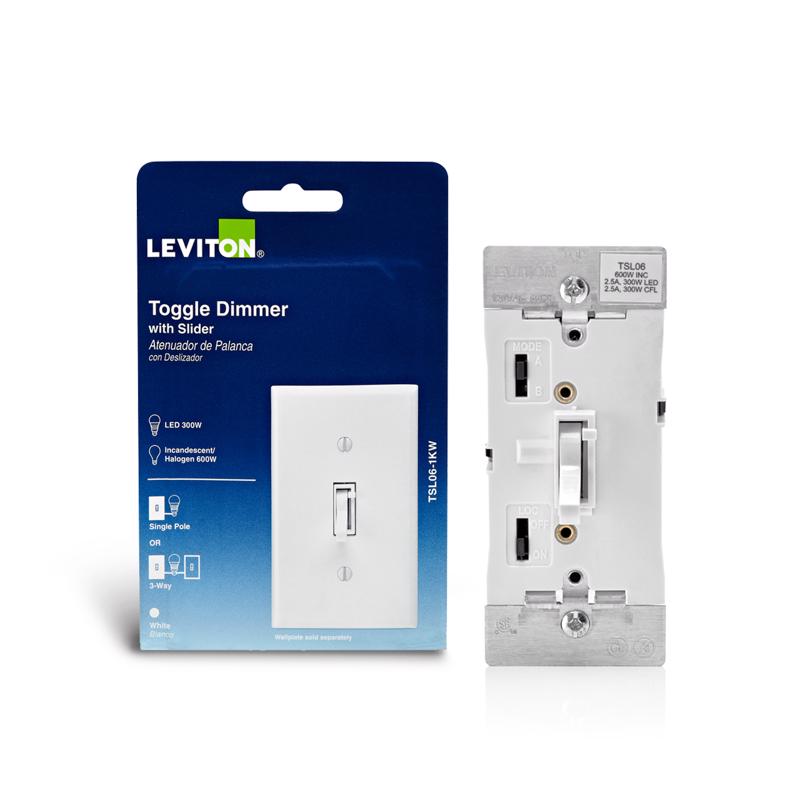 DIMMER SWITCH TGL WHT