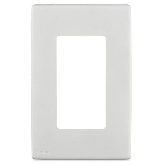 SCREWLS WALL PLATE 1G WH