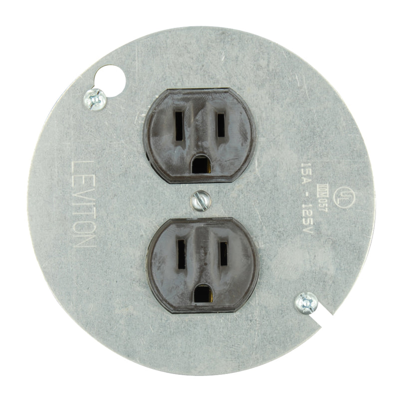 OUTLET DPLX 15A BRWN