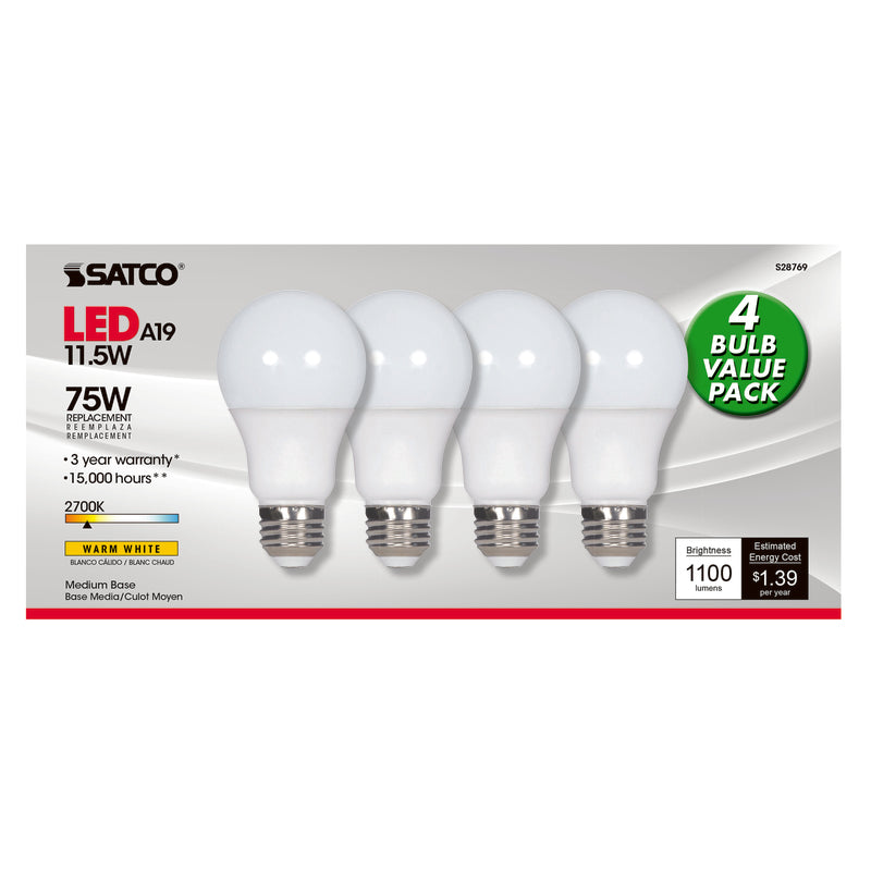 BULB LED 11.5W A19 5K