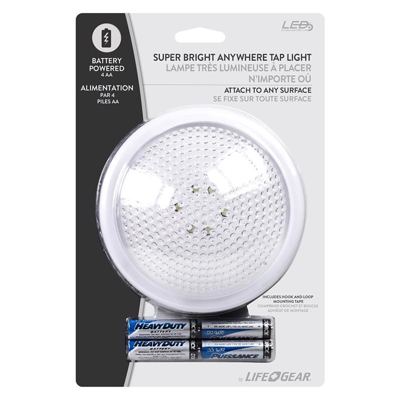 PUSH LIGHT ROUND BATTERY