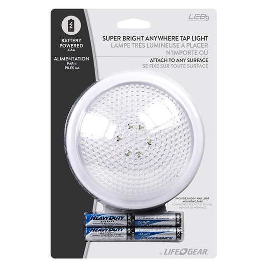 PUSH LIGHT ROUND BATTERY