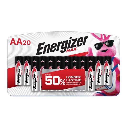 BATTERY AA ENERG 20PK