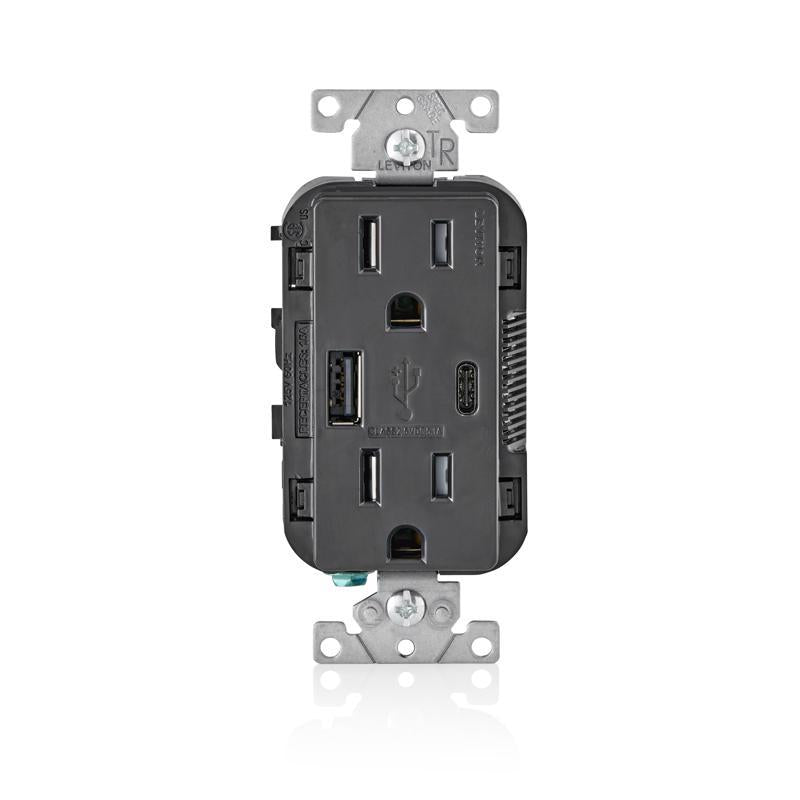 OUTLET/USB A/C DPLX 15A