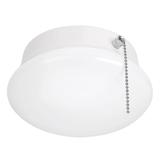 CEIL SPIN LIGHT WHT 7"W