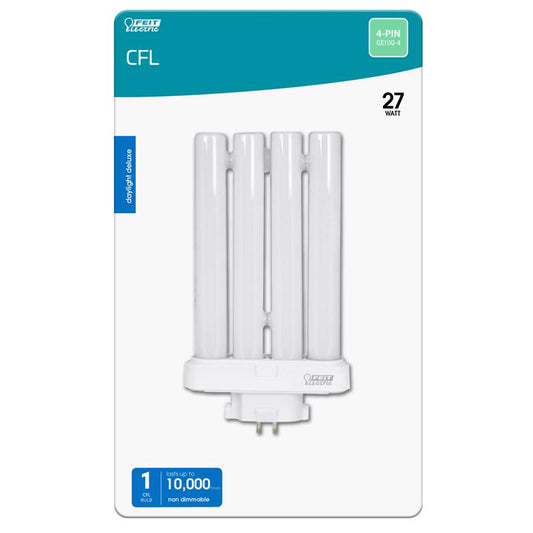 Feit 27 W PL 5.875 in. L CFL Bulb Daylight Specialty 6500 K 1 pk
