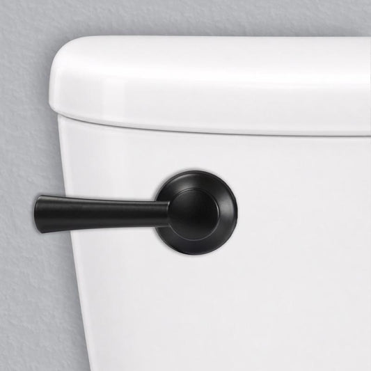 FLUSH HANDLE BLK MTL