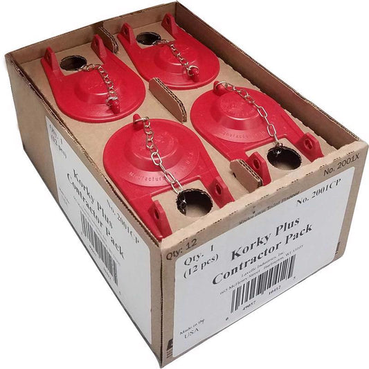 TOILET FLAPPER RED RBR