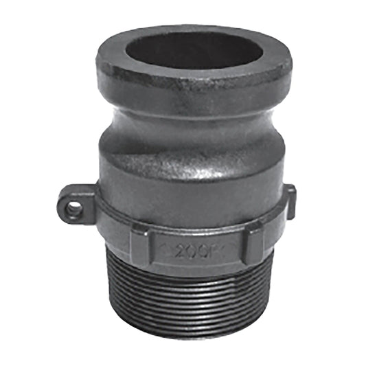 Green Leaf Camlock 2 in. Male X 2 in. D MNPT Polypropylene Coupler 1 pk