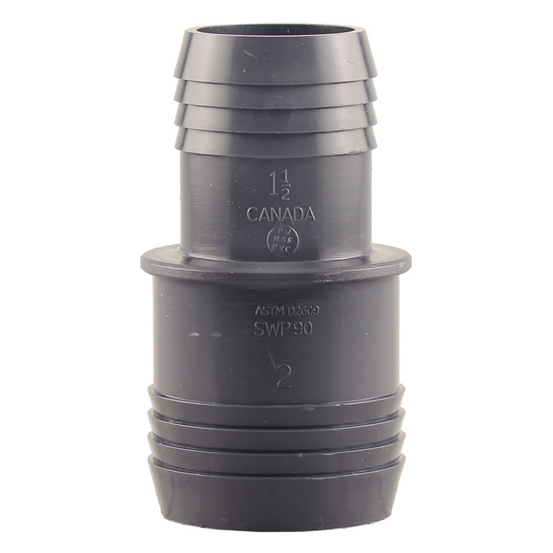 Boshart Industries 2 in. Insert in. X 1-1/2 in. D Insert PVC Reducing Coupling 1 pk