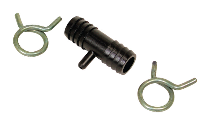 Dial 1/2 in. W Black Steel Bleed Off Tee/Clamp