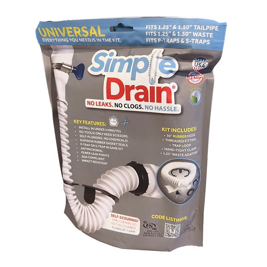 SINK DRAIN KIT 1.25X2.5