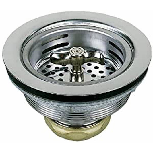 SINK STRAINER 3-1/2" SS