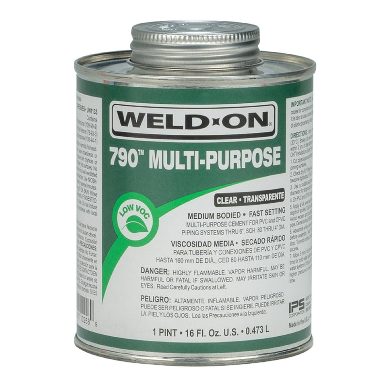 CEMENT CPVC/PVC 16OZ CLR