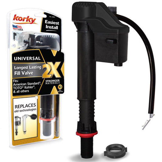 TOILET FILL VLV BLK