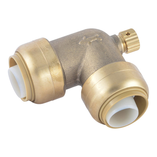 90D ELBOW W/DRAIN3/4X3/4