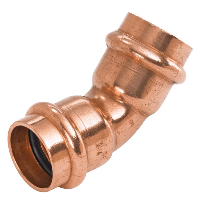 45D ELBOW 1X1 COPPR