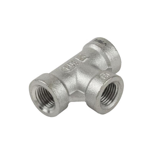 B&K Proline 3/8 in. FIP in. X 3/8 in. D FIP 3/8 in. D FIP Stainless Steel 4 in. L Tee