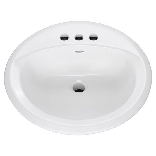 BATH SINK 19X19 WHT ROND