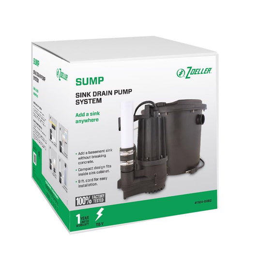 SINK PUMP SYSTEM 1/3HP