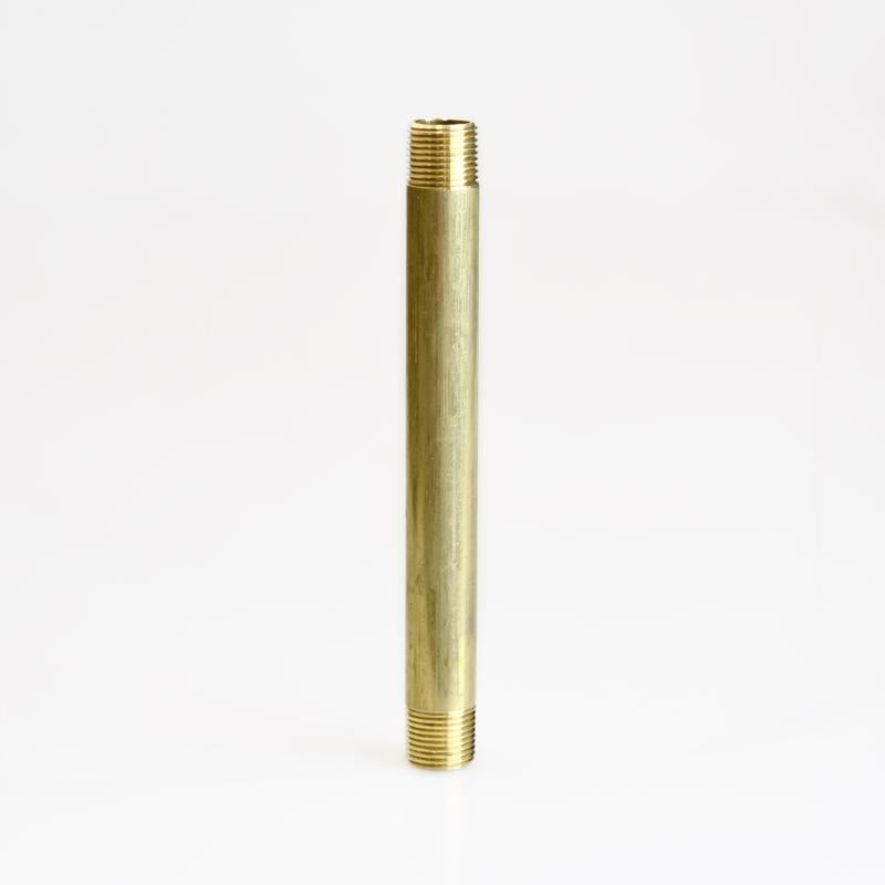 NIPPLE 3/8X6 YLWBRS