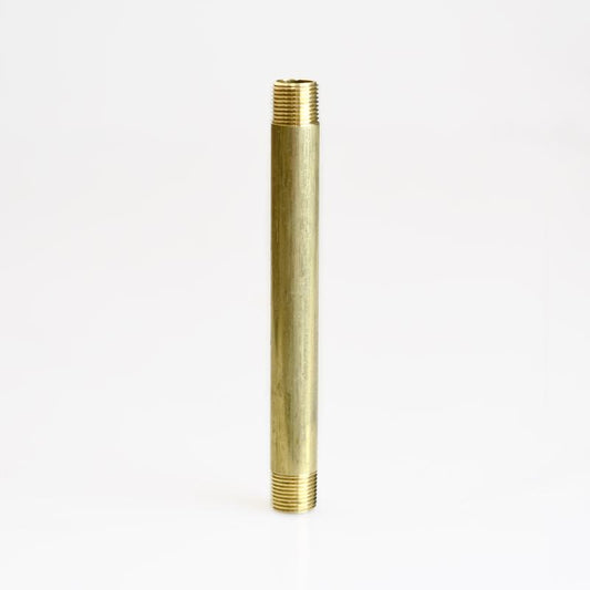 NIPPLE 3/8X6 YLWBRS