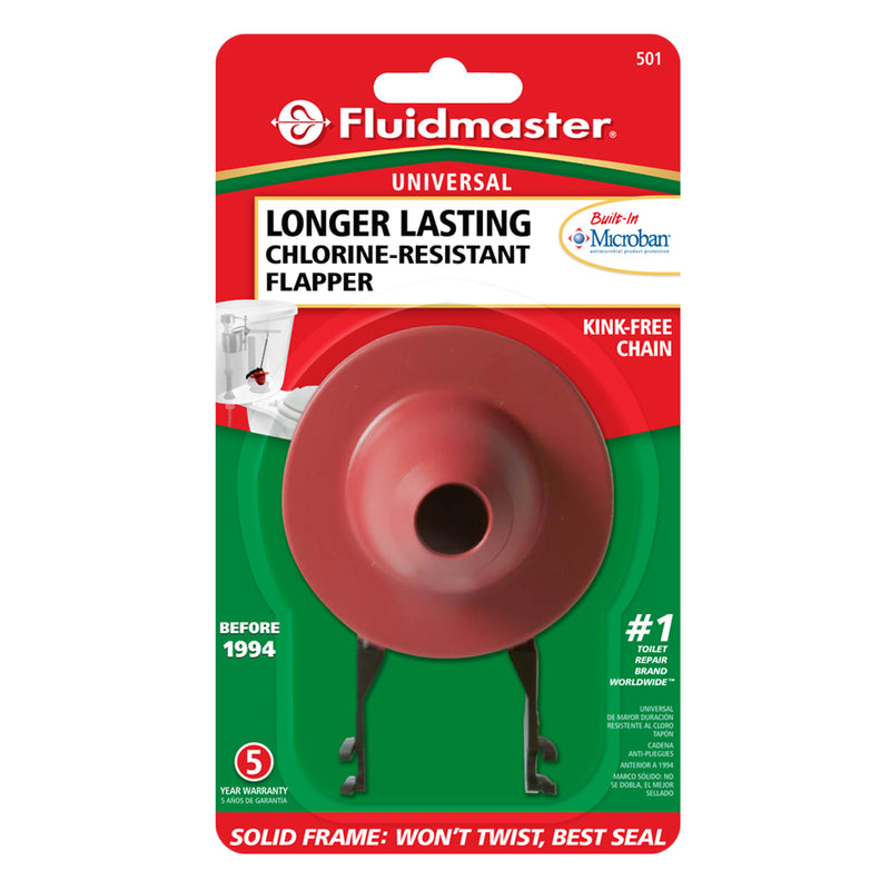 FLUSH VLV FLAPPER RED
