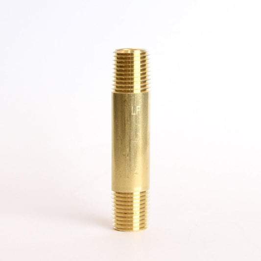 NIPPLE 1/4X2-1/2 YLWBRS