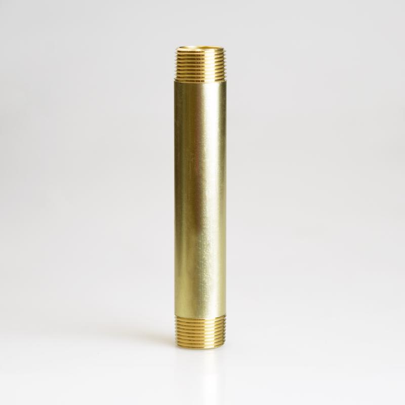 NIPPLE 3/4X6 YLWBRS